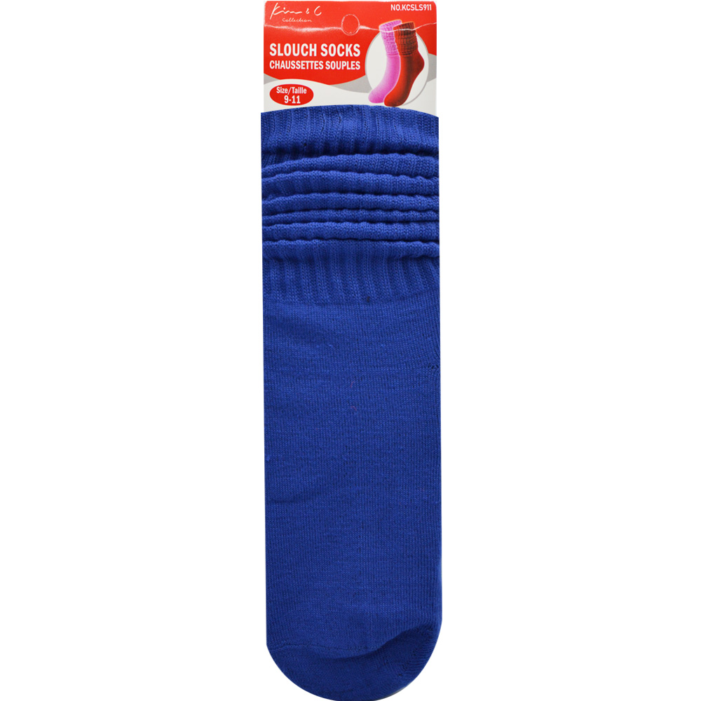Slouch Socks 9-11 Royal blue (6pair/Pack) Slouch Socks 9-11 Royal blue (6pair/Pack)
